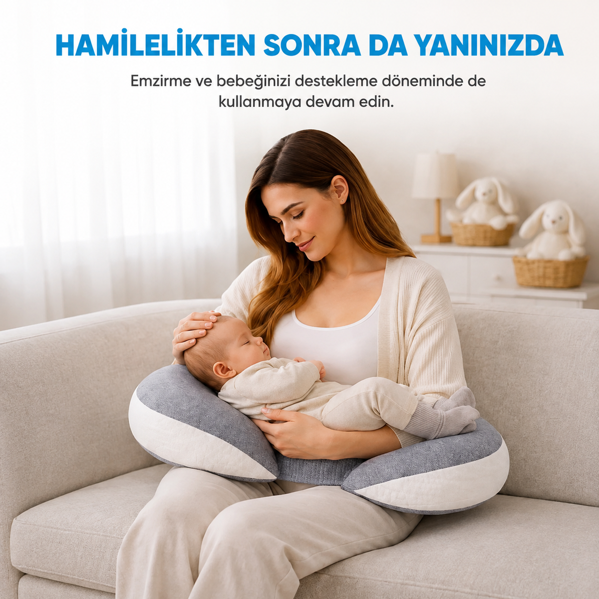 Çok Fonksiyonlu Hamile Destek Yastığı